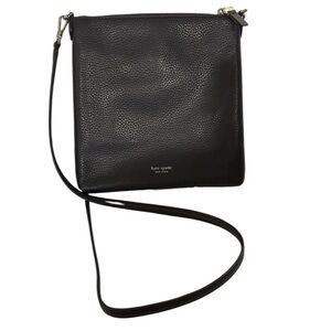 Kate Spade Navy Pebbled leather Crossbody Bag